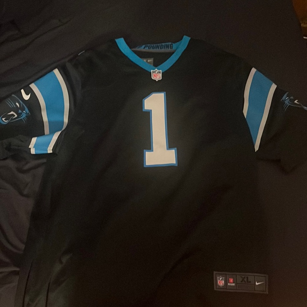 Cam Newton Panthers jersey